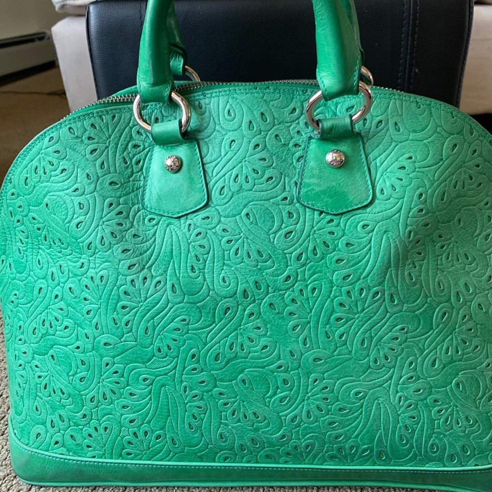 Green Secret PonPon handbag